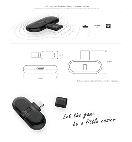 Gulikit Route+ Mini USB C Wireless Audio Adapter Bluetooth Transmitter aptX Low Latency Compatible Nintendo Switch, Wireless Gaming Headphones etc - Thumbnail 7