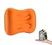 Hikenture Camping Travel Pillow Small Backpacking Pillow - Blow Up Compressible Neck Lumbar Support for Hiking, Travel, Beach