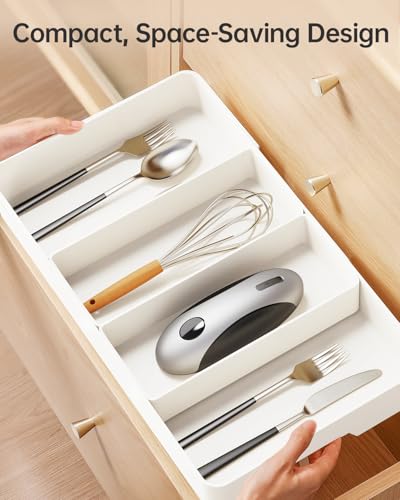 HouseSapp Rechargeable Electric Can Opener - Smooth Edge, One-Touch Automatic Can Opener for Seniors & Arthritis, Hands-Free Can Openers for Kitchen, Type-C Fast Charge, Compact Portable Can Openers