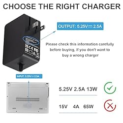 Surface 3 Charger 13W 5.2V 2.5A AC Power Adapter