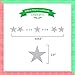 yotruth 25pcs Christmas Party Paper Decorations Indoor and Outdoor Include Handmade Paper Stars Latten Trees Honeycomb hat Balloons Christmas Banner