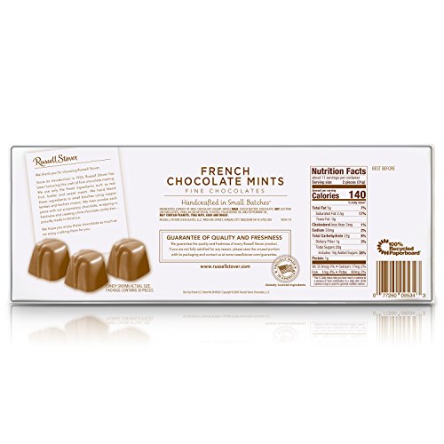 Russell Stover French Chocolate Mints, 10 Ounce Box, French Mint