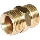 EDOU Pressure Washer Accessories,Brass Quick Coupler Fittings, Adapter Set,Quick Connect (M22-M22)