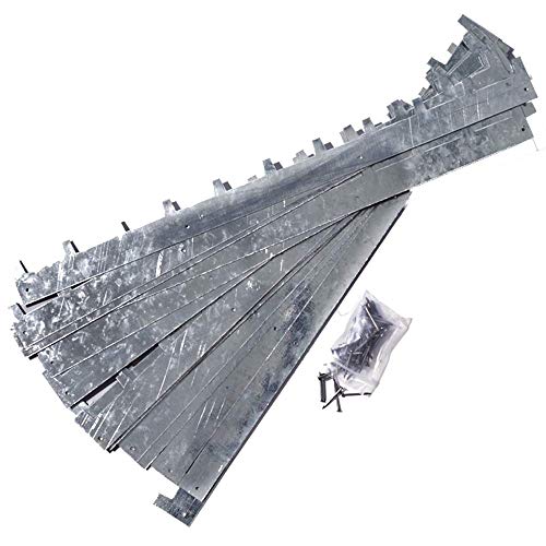 20 Pack Metal, Ten Frame Steel Beekeeping Spacers for Spacing Bee Frames Evenly in a 10 Frame