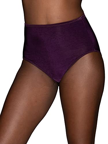 Vanity Fair Damen Illumination Brief Panties, Silky Stretch & Satin Trim Slip, Sangria, 36 Größen