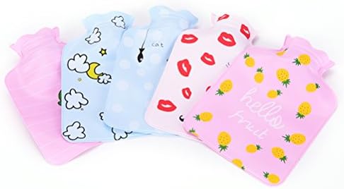 Cartoon Hand Kids Warm Water Bottle Cute Mini Hot Water Bottles Small Portable Hand Warmer Water Injection Storage Bag Tools 1PC