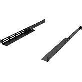 QiaoYoubang 1U Universal Rack Mount Rails- 4-Post 16-29" Adjustable Depth | Metal Server Rack Shelf Rail for APC HP IBM DELL Compaq or other Non-Rack Mountable Server, Networking, IT, AV Equipment