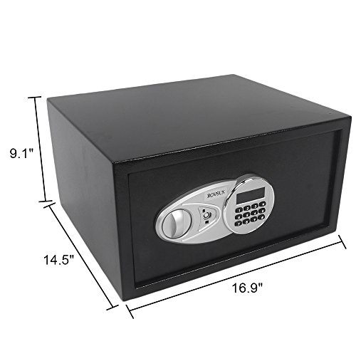 image for ROVSUN Digital Security Safe Box 1.0 Cubic Feet Electronic Cabinet wit