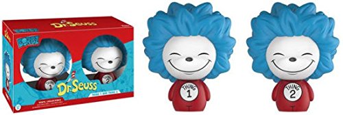 Dorbz Dr. Seuss Flocked Thing 1 & Thing 2 Exclusive 2 pack