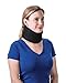 Core Products Soft Foam Cervical Collar Neck Support Brace, Helps Stabilize Vertebrae & Relieve Spinal Pressure for Men & Women - Black, Medium Fits (2.2-2.7 inch) Height