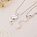 RevoLity Best Friends Forever Three Part Necklace, Friendship Necklace with the Beautiful Gift Bag