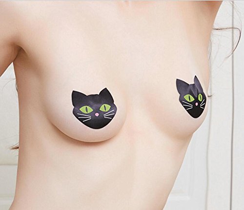 12PAIRS Satin Nipple Covers Pasties Breast Pasties Invisible Bra Petals