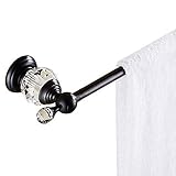 MANCEL Crystal-Series Black Brass 20-Inch Towel Bar,Oil-rubbed Bronze