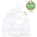 Wegreeco Reusable Cotton Rounds - Makeup Remover Pads - Facial Cloth for Removing Makeup (Cotton Velour, White)