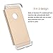 Acewin iPhone 6 Plus Case, iPhone 6s Plus Case Shockproof Thin Hard Protective Case Cover for iPhone 6 Plus iPhone 6s Plus (5.5 Inch) (Gold)