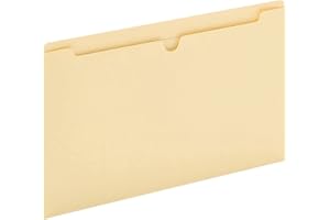 Office Depot Manila Single-Top File Jackets, 8 1/2in. x 14in, Legal Size, Box of 100, ODB3015