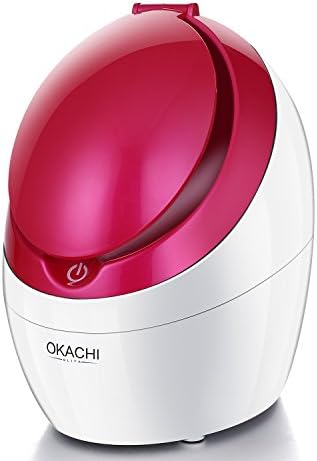OKACHI GLIYA Facial Steamer Nano Ionic Hot Steam For Face Personal Sauna SPA Quality Moisturizing Pores Cleanse Clear Blackheads Acne Impurities Skin Cares Mini Home Humidifier