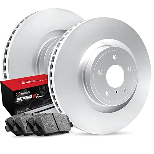 R1 Concepts Front Brake Kit Fits 1998-2002 Ford Crown, Lincoln Town Car, Mercur…
