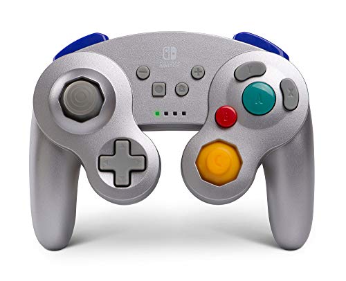 PowerA Wireless Controller for Nintendo Switch - GameCube Style: Silver - Nintendo Switch