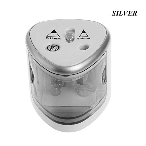 Pocktyle School Supplies Automatic Stationery Cutting Tools Electric Touch Switch Two-hole Pencil Sharpener