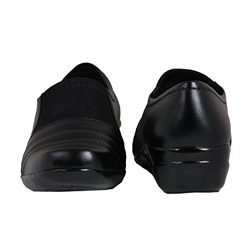 footshez women's black formal shoes