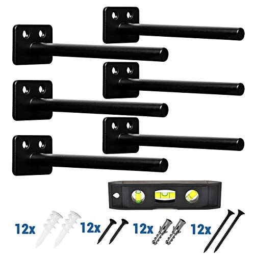 Lux Mountain Premium 6Inch Floating Shelf Bracket Six Quality Shelf