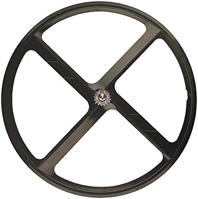 700C wheel Magnesium Alloy road bike 4 spokes fixie Bicycle Mag TRI front rear wheel Mag Alloy Fixed gear bike wheels Rims (Rear)