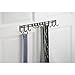 mDesign Closet Organizer Rack for Ties, Belts - Wall Mount, Bronze