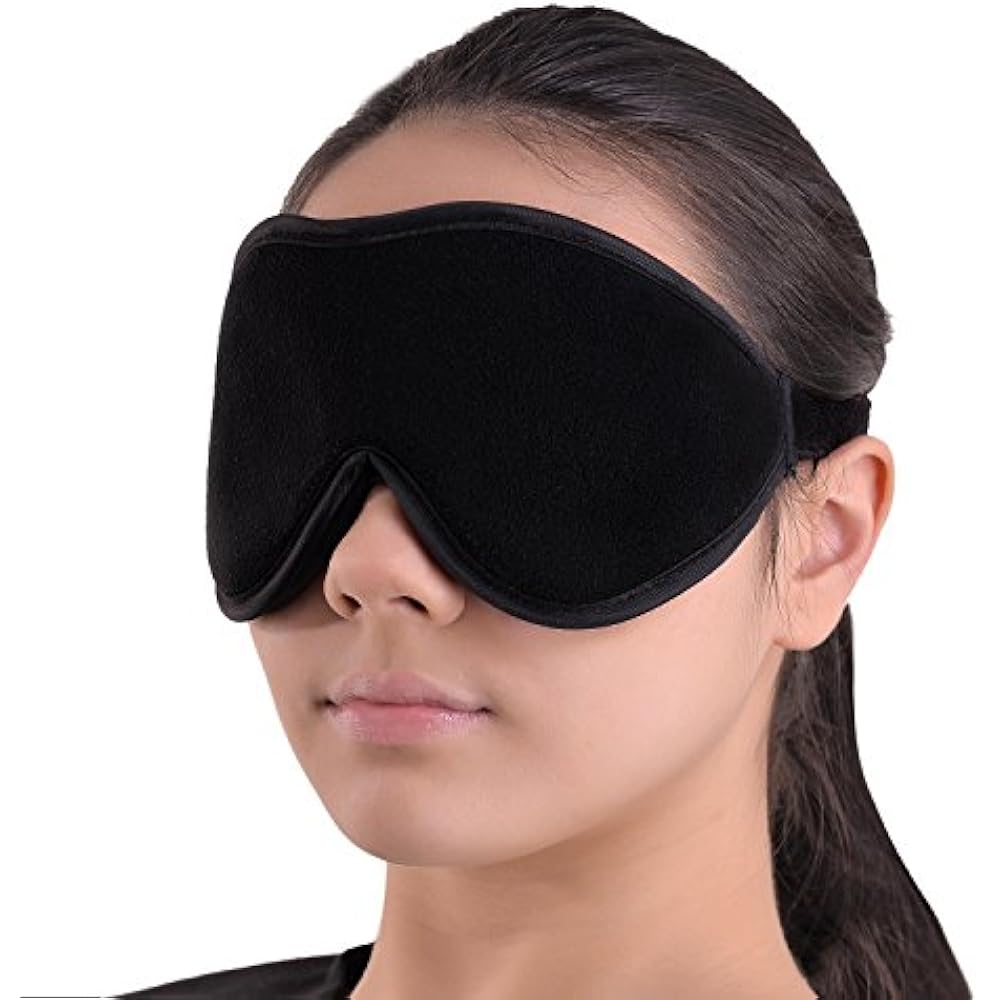 Sleep Mask Blindfold Eye Shades 100 Light Blocking Blackout Sleeping Is For eBay