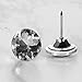 ROSENICE 25mm Sew Buttons Diamond Crystal Upholstery Nails Tacks Sofa Wall Decor 20Pcs