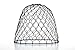 Cleveland Vintage Lighting 30397A Chicken Wire Shade, Metal, Dome, Black, 10 x 8.25 inches