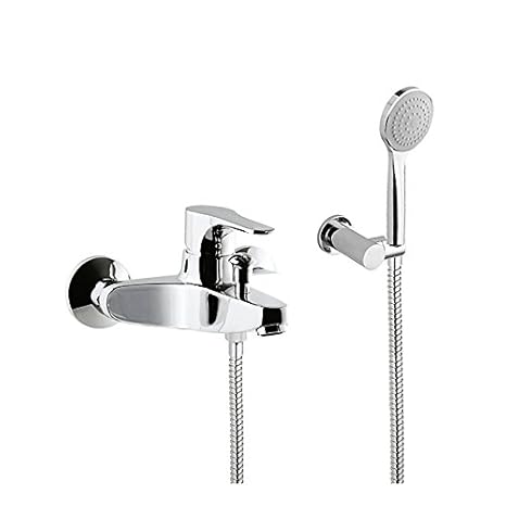 Monomando grifo mezclador bañera exterior Lady con set ...