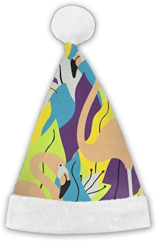 Sapoy Winter Christmas Hats Flamangos Santa Hat Xmas Hats For Kids &amp; Adults