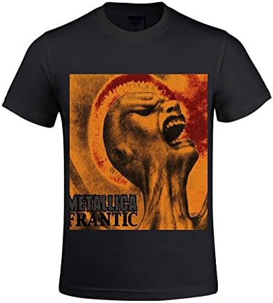 Metallica Frantic Men T Shirts Crew Neck Sleeveless Black