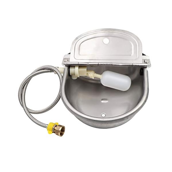 M.Z.A - Boccale d'acqua in acciaio inox con tappo di scarico, connettore, tubo intrecciato e viti di montaggio per… Marca: M.Z.A M.Z.A - Boccale d'acqua in acciaio inox con tappo di scarico, connettore, tubo intrecciato e viti di montaggio per…