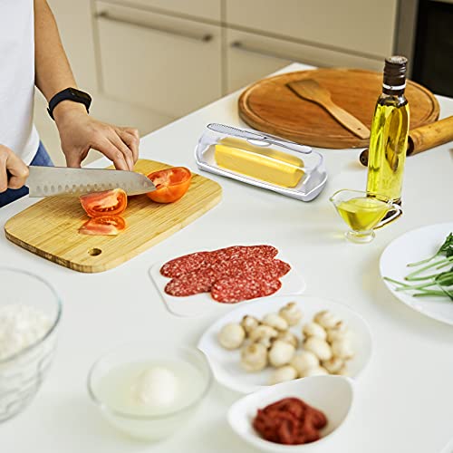 Butter Dish with Lid, Light Butter keeper for Counter with