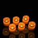Eldnacele Set of 6 Flameless Candle with 12 CR2032 batteries,On-Off-Timer Switch Flickering Unscented Real Wax Battery Powered Decorative LED Candle 2” X 2”, Warm Light