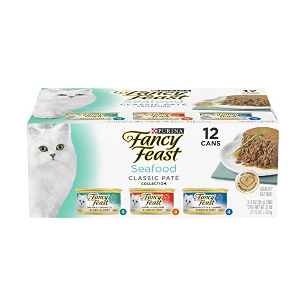 fancy feast cat food seafood