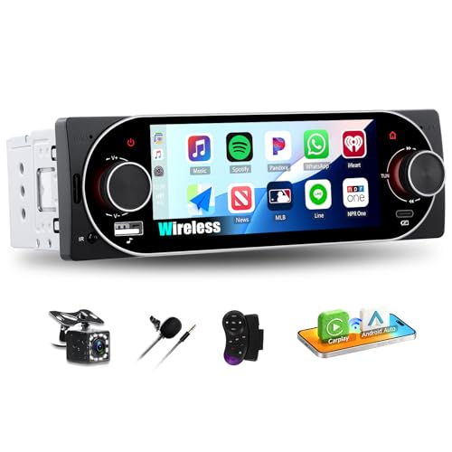Zomolither Single Din Car Radio Stereo Wireless