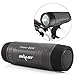 ZEALOT Portable Bluetooth Speaker, Bluetooth Speakerfor Bicycle, Handlebar sepaker, IPX5 Waterproof, LED Torch Light, MIC/TF/AUX for Home Outdoor Hiking Camping iOS Andoird -Gray