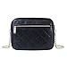 Itzy Ritzy Crossbody Diaper Bag - Chic Crossbody Bag Featuring 6 Pockets and 2 Separate Compartments; Includes Coordinating Changing Pad and Adjustable Shoulder Strap, Black