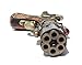 Steampunk 6 Barrel Dummy Pistol Statue 8.5 Inch Long