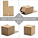 GSSUSA Small Gift Boxes 50-Pack 4x4x4 Brown Gift Boxes with Lids for Gifts, Crafting, Cupcake Boxes, Individual Cupcake Containers, Wedding Party Favor