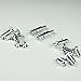 Silver Body Pin Wing Gas Tank Radio Box and Gear Cover pins for hpi rovan kingmotor Baja 5b 5t