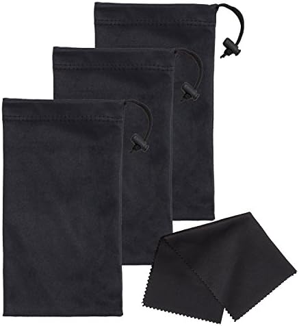 Treela 150 Pack Microfiber Case Pouch Bag Sunglasses Pouch  display picture 2