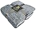 Napa Sherpa Throw Blanket Grey Snow 50