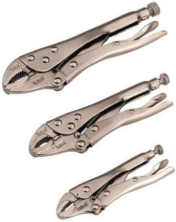 Siegen S0463 Locking Pliers Set 3pc by Siegen