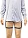 Jelinda Mens Shirt Stays Holders Elastic Garters Belt with Non-slip Locking Clamps