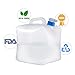 Gowithwind Collapsible Water Container,FDA Food Grade Portable Water Storage Canteen,Carrier Bag for Outdoors Camping BBQ Picnic Hiking,Disaster Hurricane Tornado Flood 1.3/2.6/5.3 Gal