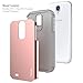 S4 Case, Galaxy S4 Case, RANZ Grey with Rose Gold Hard Impact Dual Layer Shockproof Bumper Case For Samsung Galaxy S4 (i9500)